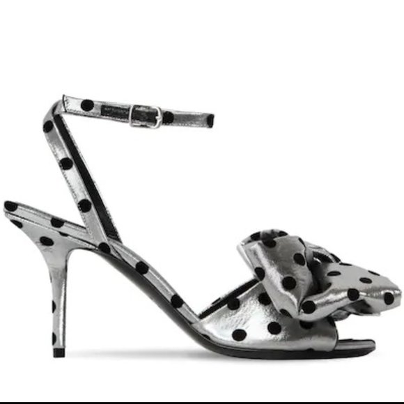 NWB Balenciaga Knife Polka Dot Bow Heels - Picture 1 of 9